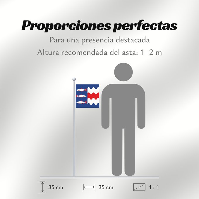 Proporciones de la bandera: Västernorrlands län