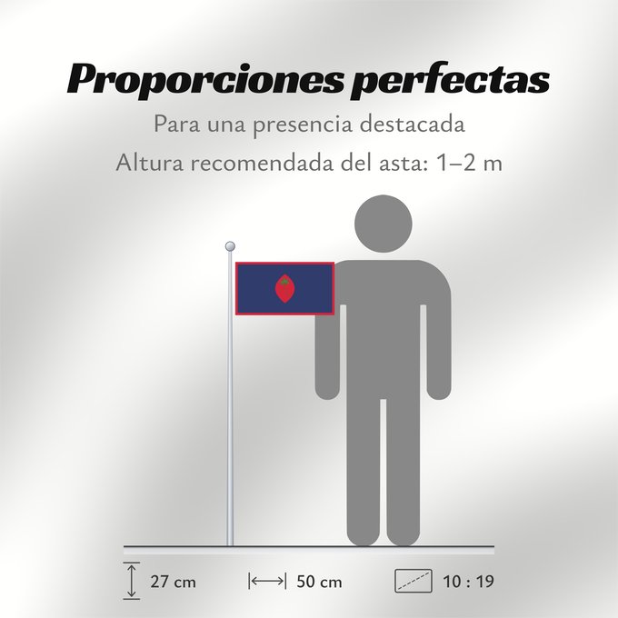Proporciones de la bandera: Guam
