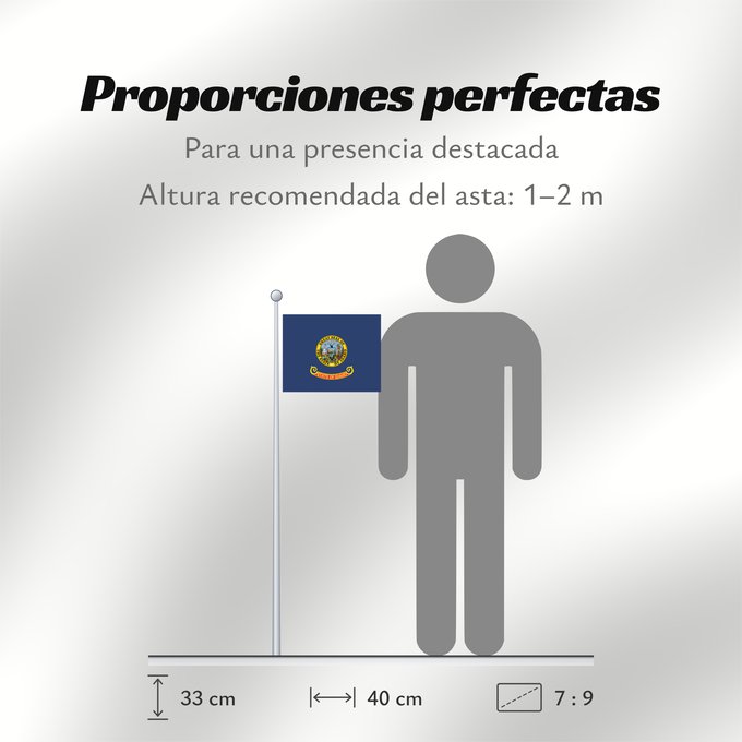 Proporciones de la bandera: Idaho	Idaho, from the xrmap flag collection 2.7	L Idaho	Dell Idaho	ᎠᏓᎰ ᎦᏓᏘ	De l Idaho	Ka hae ‘Ikahō	Idahi	Áadihoo Hahoodzo bidah naatʼaʼí	Флаг Айдахо	Američke savezne države Idaho