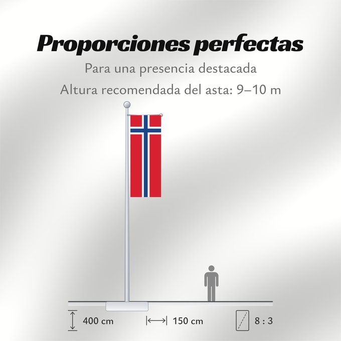 Proporciones de la bandera: Bouvet Island