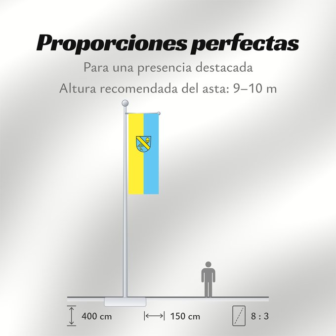 Proporciones de la bandera: Aichwald (Region Stuttgart)