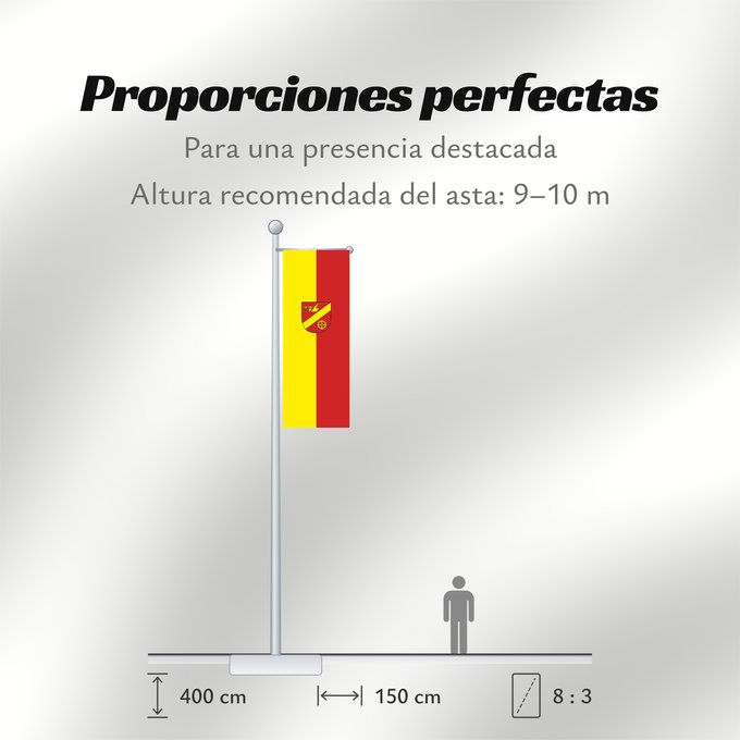 Proporciones de la bandera: Tamm (Region Stuttgart)