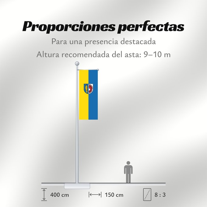 Proporciones de la bandera: Remseck am Neckar (Region Stuttgart)