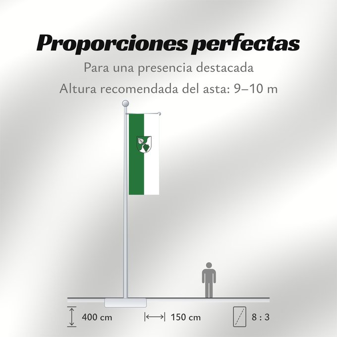 Proporciones de la bandera: Aspach (Region Stuttgart)