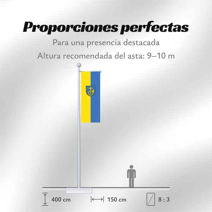 Proporciones de la bandera: Remshalden (Region Stuttgart)