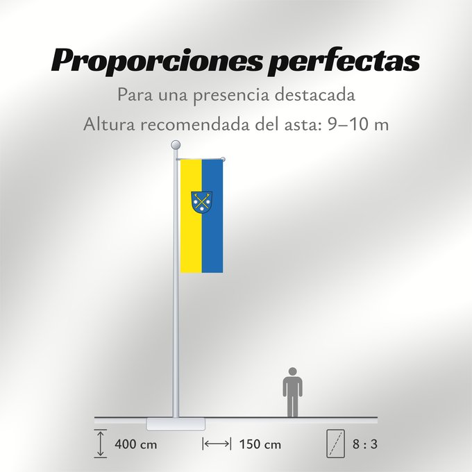 Proporciones de la bandera: Villingendorf (Mittlerer Schwarzwald)