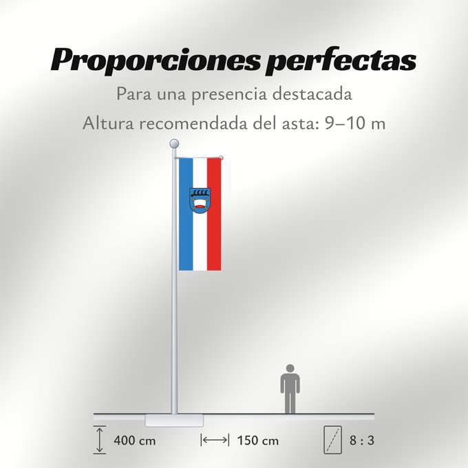 Proporciones de la bandera: Pfullingen (Schwäbische Alb)