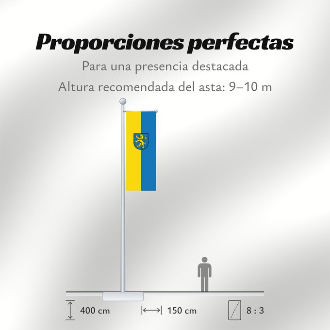 Proporciones de la bandera: Ravensburg (Kreis)