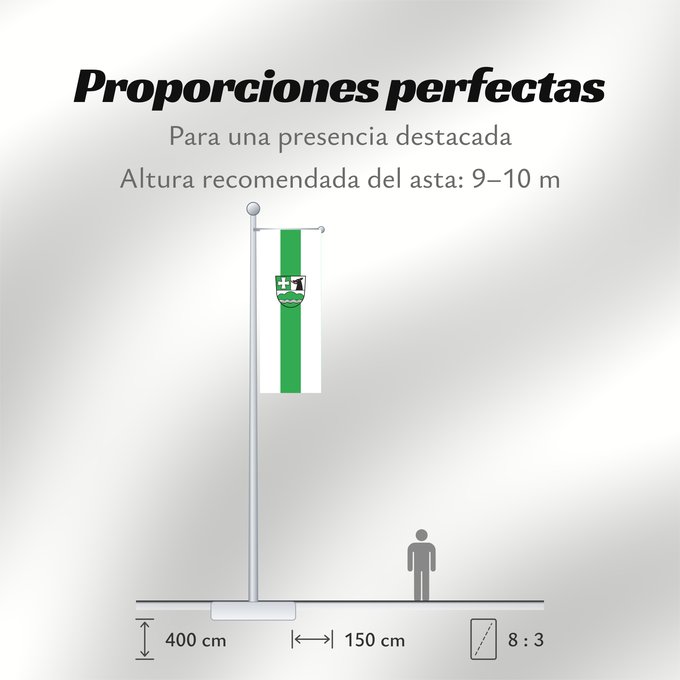 Proporciones de la bandera: Icking (Tölzer Land)