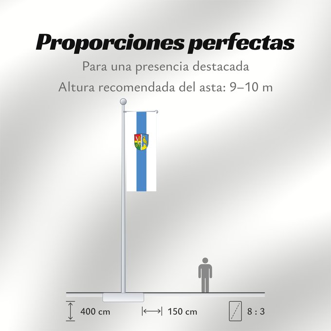 Proporciones de la bandera: Weyarn (Alpenregion Tegernsee-Schliersee)