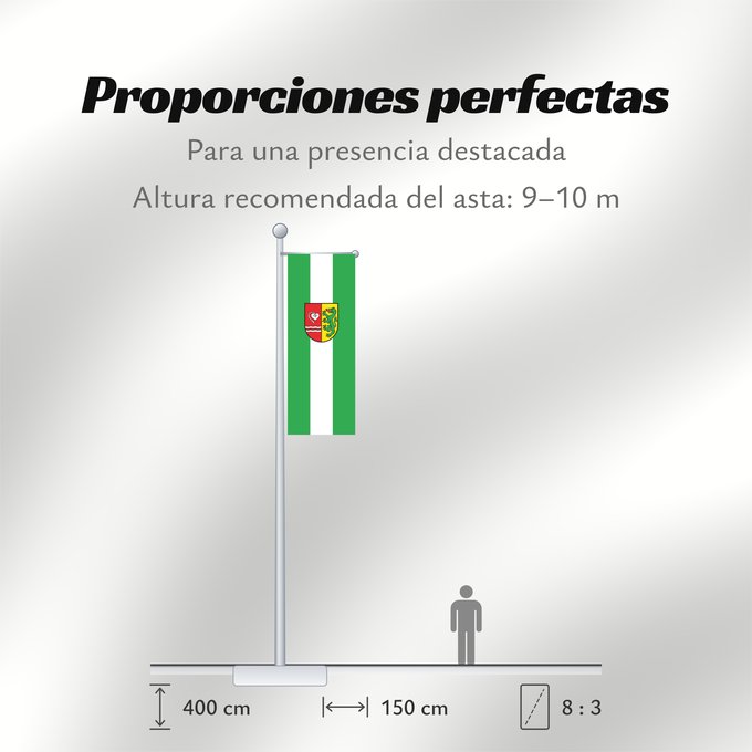 Proporciones de la bandera: Heldenstein (Inn-Salzach)