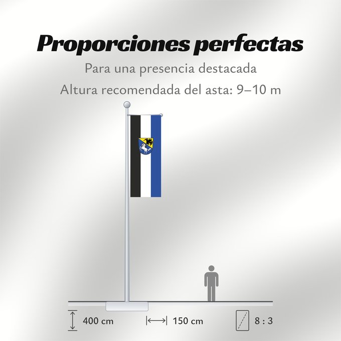 Proporciones de la bandera: Maitenbeth (Inn-Salzach)