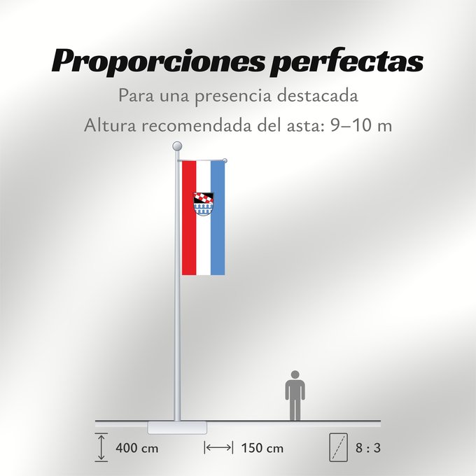 Proporciones de la bandera: Niederbergkirchen (Inn-Salzach)
