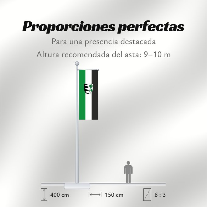 Proporciones de la bandera: Rohrbach (Oberbayerns Städte)
