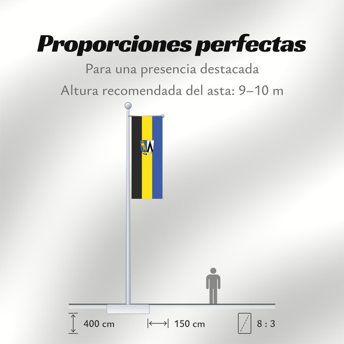 Proporciones de la bandera: Feldkirchen-Westerham (Chiemsee-Alpenland)