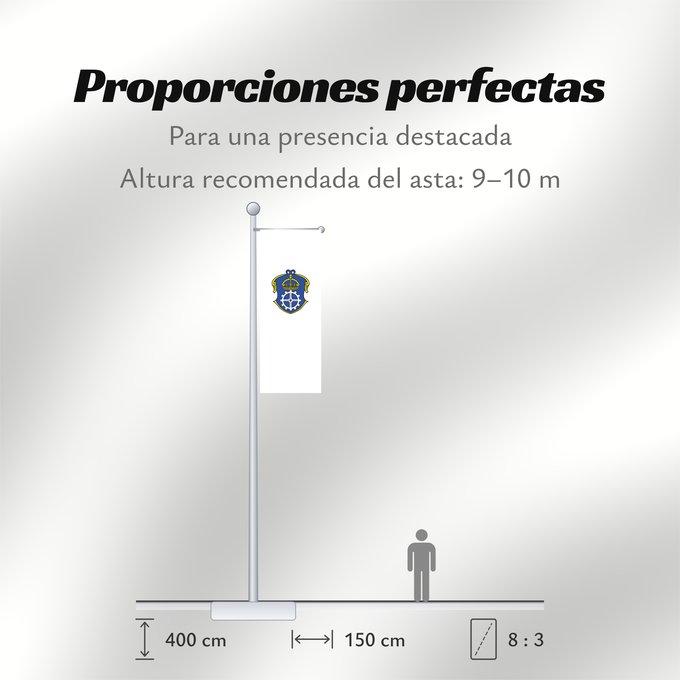 Proporciones de la bandera: Gauting (Starnberger Fünf-Seen-Land)