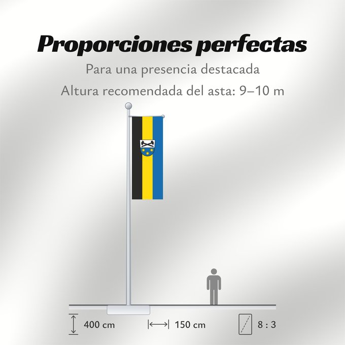 Proporciones de la bandera: Bergen (Chiemgau)
