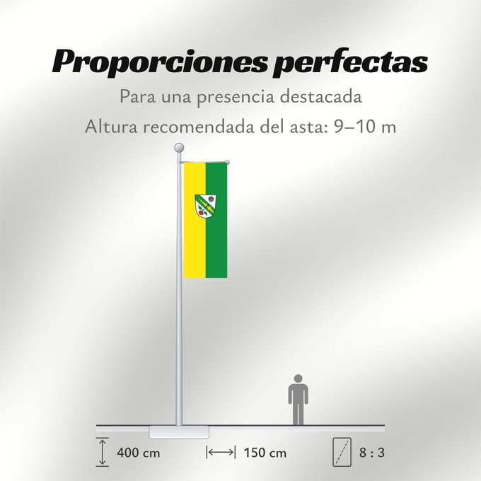 Proporciones de la bandera: Lalling (Bayerischer Wald)