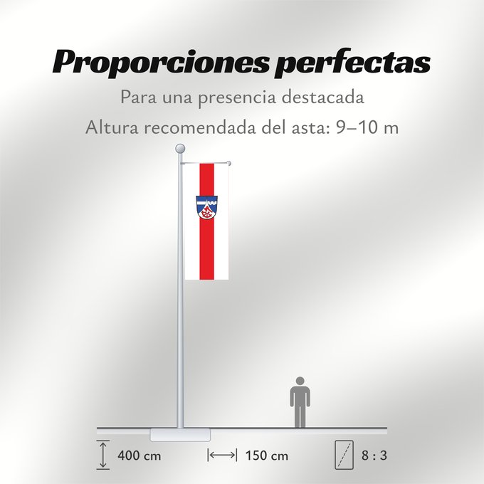 Proporciones de la bandera: Eppenschlag (Bayerischer Wald)