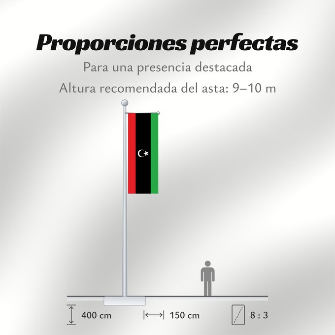 Proporciones de la bandera: Libya The national flag of Libya La Libye Libia Libyen Libië Líbia علم ليبيا Banniel Libia Libije Liibüa lipp דגל לוב リビアの国旗。 리비아의 국기 Libyas flagg Libiei Флаг Ливии ⵍⵉⴱⵢⴰ ⴰⵛⵏⵢⴰⵍ ⵏ ⵍⵉⴱⵢⴰ