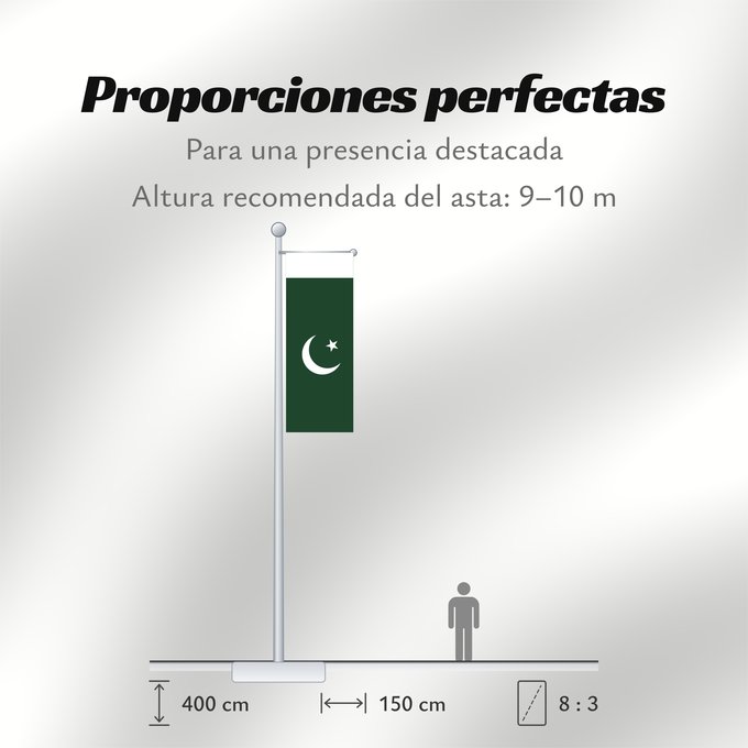 Proporciones de la bandera: Pakistan	 Pakistan	Pakistán	Paquistão	علم باكستان	পাকিস্তানের জাতীয় পতাকা	পাকিস্তানর ফিরালহান	Pakistano	पाकिस्तान का ध्वज	ପାକିସ୍ତାନୀ ଝଣ୍ଡା	ਪਾਕਿਸਤਾਨ ਦਾ ਕੌਮੀ ਝੰਡਾ	د پاکستان بيرغ	Флаг Пакистана	Pakistana	பாக்கித்தான் கொடி	Прапор Пакистану	پاکستان کا پرچم