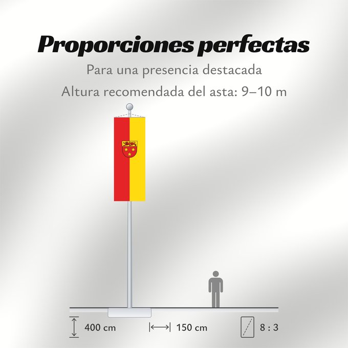 Proporciones de la bandera: Donzdorf (Region Stuttgart)