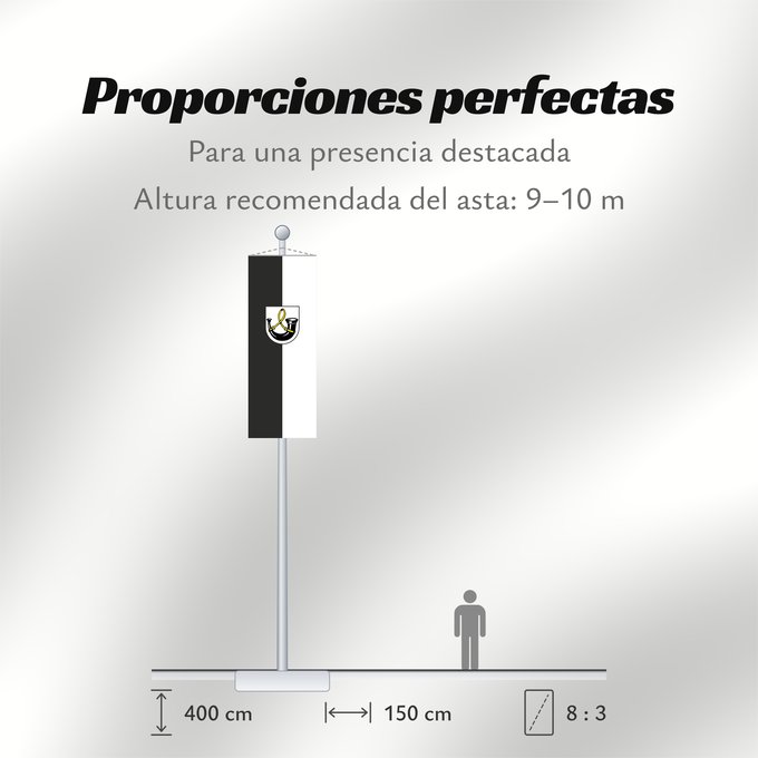 Proporciones de la bandera: Dürnau (Region Stuttgart)