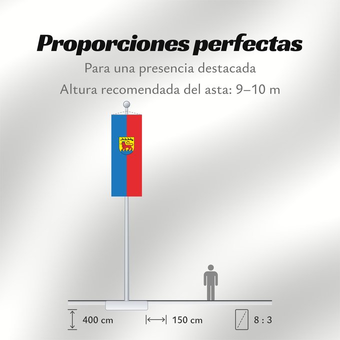 Proporciones de la bandera: Vaihingen an der Enz (Region Stuttgart)