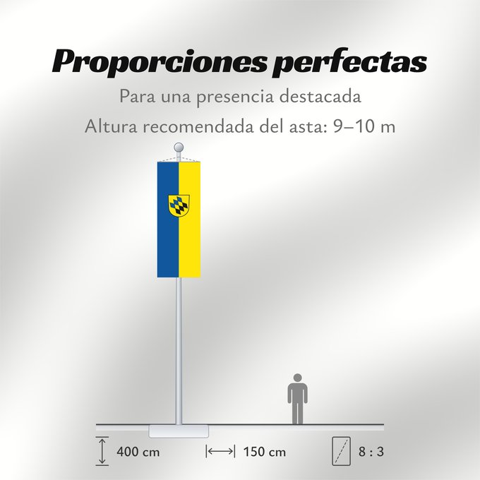 Proporciones de la bandera: Kernen im Remstal (Region Stuttgart)
