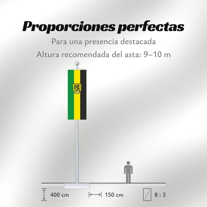 Proporciones de la bandera: Feichten a.d.Alz (Inn-Salzach)