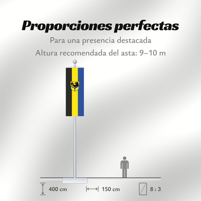Proporciones de la bandera: Haiming (Inn-Salzach)