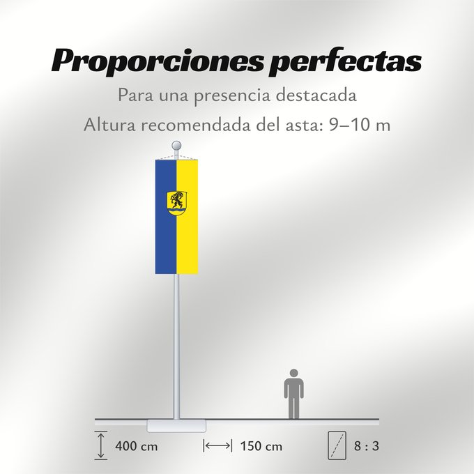 Proporciones de la bandera: Hebertshausen (Münchener Umland)
