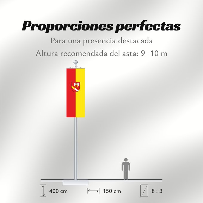 Proporciones de la bandera: Hilgertshausen-Tandern (Münchener Umland)