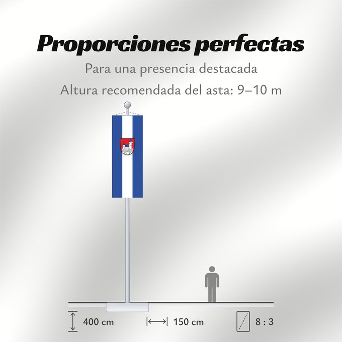 Proporciones de la bandera: Dollnstein, M (Naturpark Altmühltal)