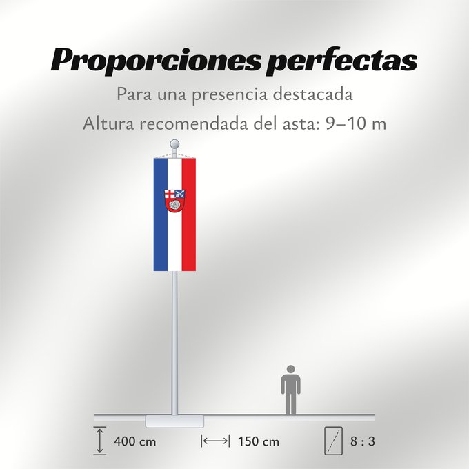 Proporciones de la bandera: Schernfeld (Naturpark Altmühltal)