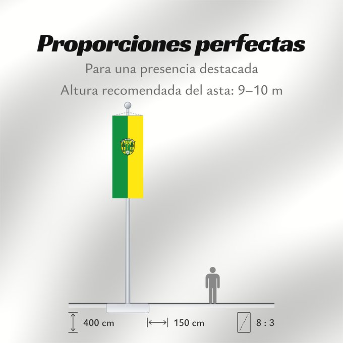 Proporciones de la bandera: Forstern (Münchener Umland)