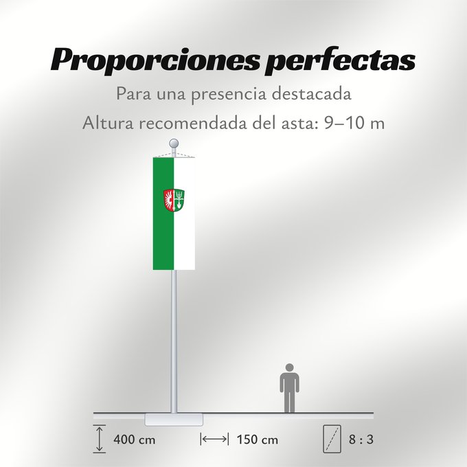 Proporciones de la bandera: Mittelstetten (Münchener Umland)