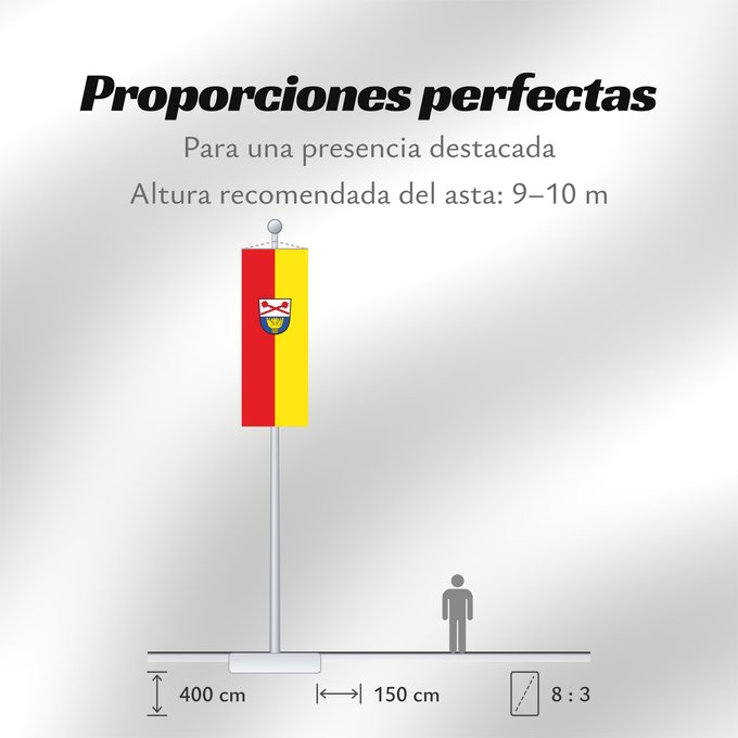 Proporciones de la bandera: Ampfing (Inn-Salzach)