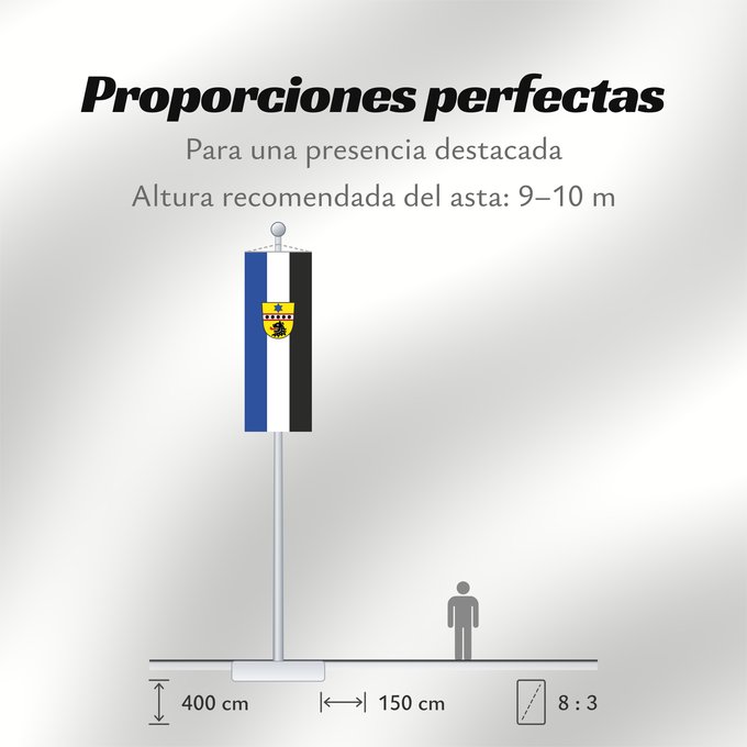 Proporciones de la bandera: Rattenkirchen (Inn-Salzach)