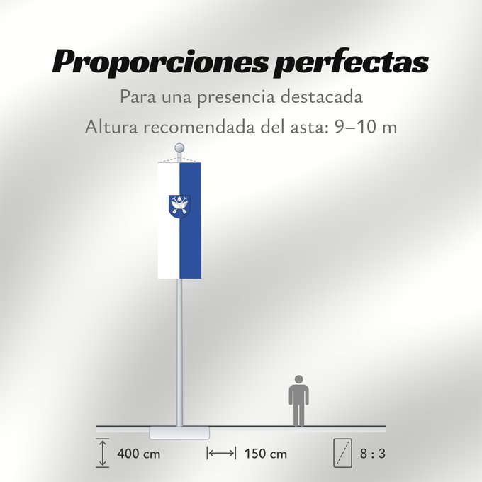 Proporciones de la bandera: Schäftlarn (Münchener Umland)