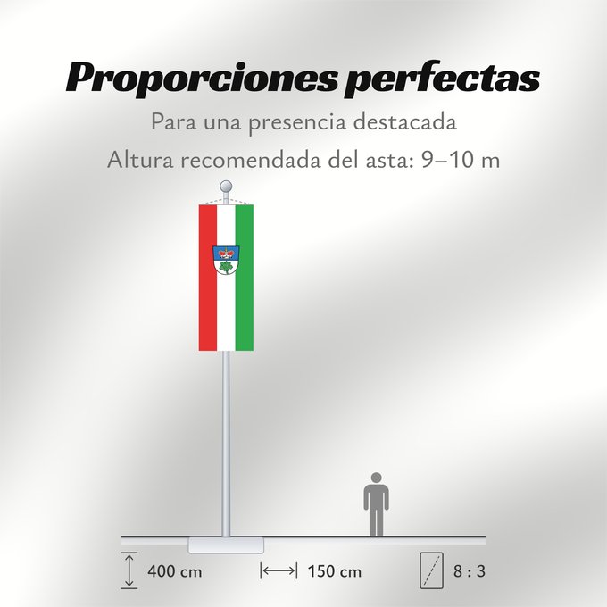 Proporciones de la bandera: Berg im Gau (Oberbayerns Städte)