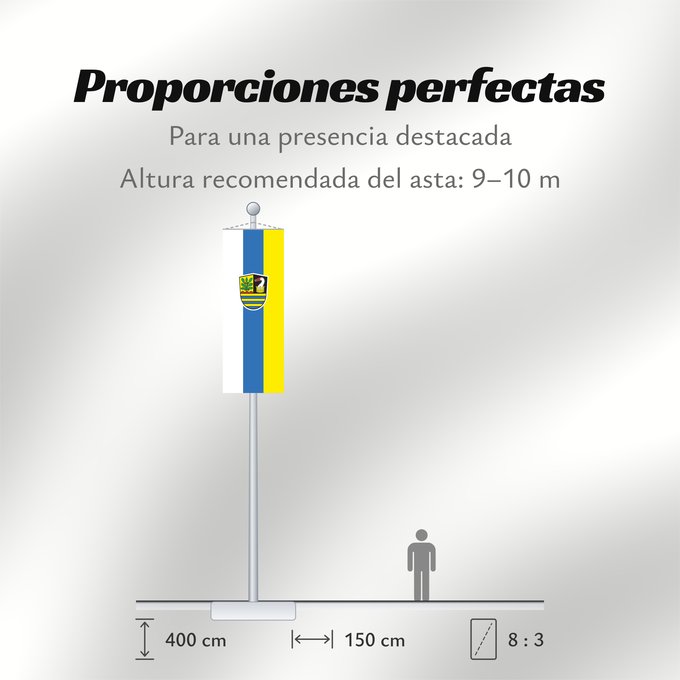 Proporciones de la bandera: Oberhausen (Oberbayerns Städte)