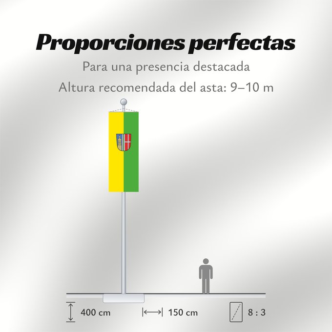 Proporciones de la bandera: Schweitenkirchen (Oberbayerns Städte)