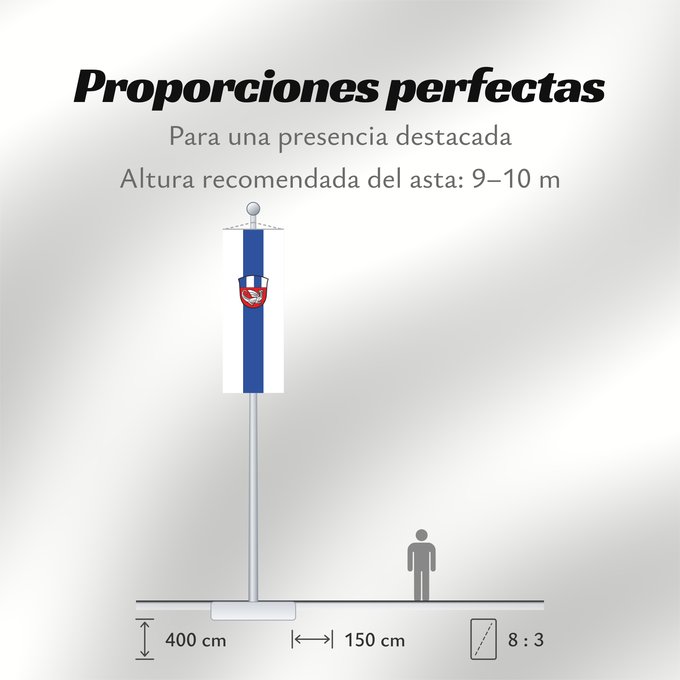 Proporciones de la bandera: Frasdorf (Chiemsee-Alpenland)