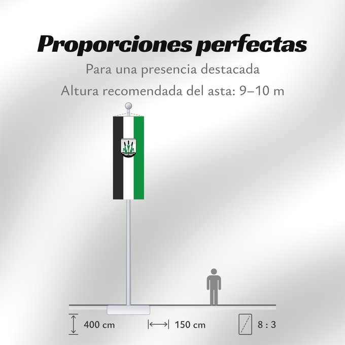 Proporciones de la bandera: Kolbermoor, St (Chiemsee-Alpenland)