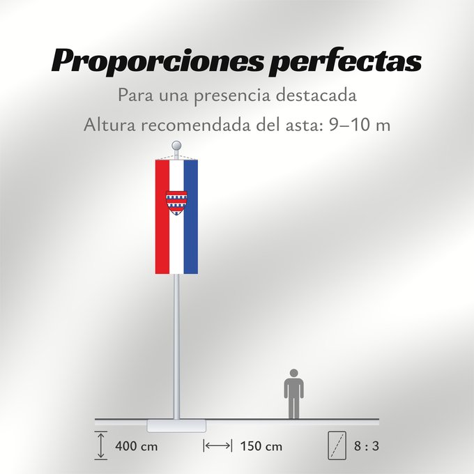 Proporciones de la bandera: Schnaitsee (Chiemgau)