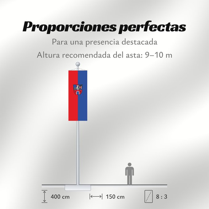 Proporciones de la bandera: Osterhofen, St (Bayerisches Golf- und Thermenland)