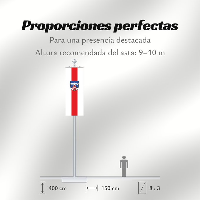 Proporciones de la bandera: Eppenschlag (Bayerischer Wald)