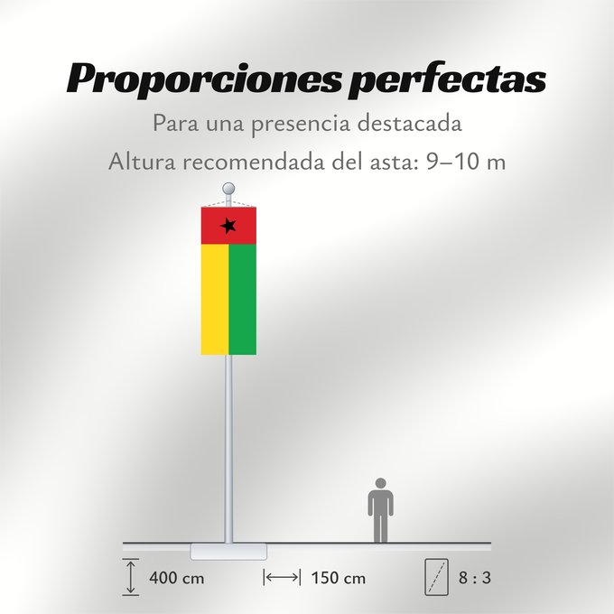 Proporciones de la bandera: Guinea-Bissau	Guinée-Bissau	Guinea-Bissaus	Guiné-Bissau	Gvineo Bisaŭa	پرچم گینه بیسائو	Флаг Гвинеи-Бисау	Gvineje Bissau