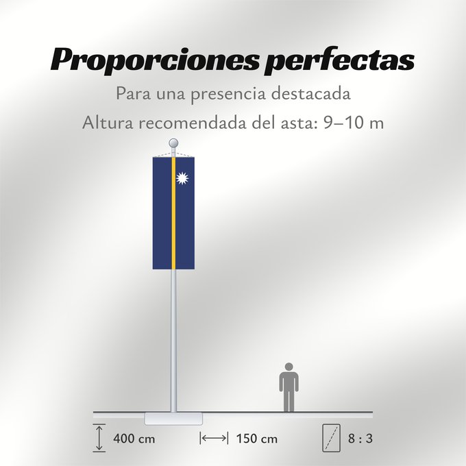Proporciones de la bandera: Nauru The national flag of Nauru La bandera nacional de Nauru Nazionale di Nauru A bandeira nacional de Nauru Σημαία του Ναουρού La nacia flago de Nauro Nauru lipp Naurun דגל נאורו Знаме на Науру Anidenin Naoero Флаг Науру Nauru leavga Nauruja Naurus Naur